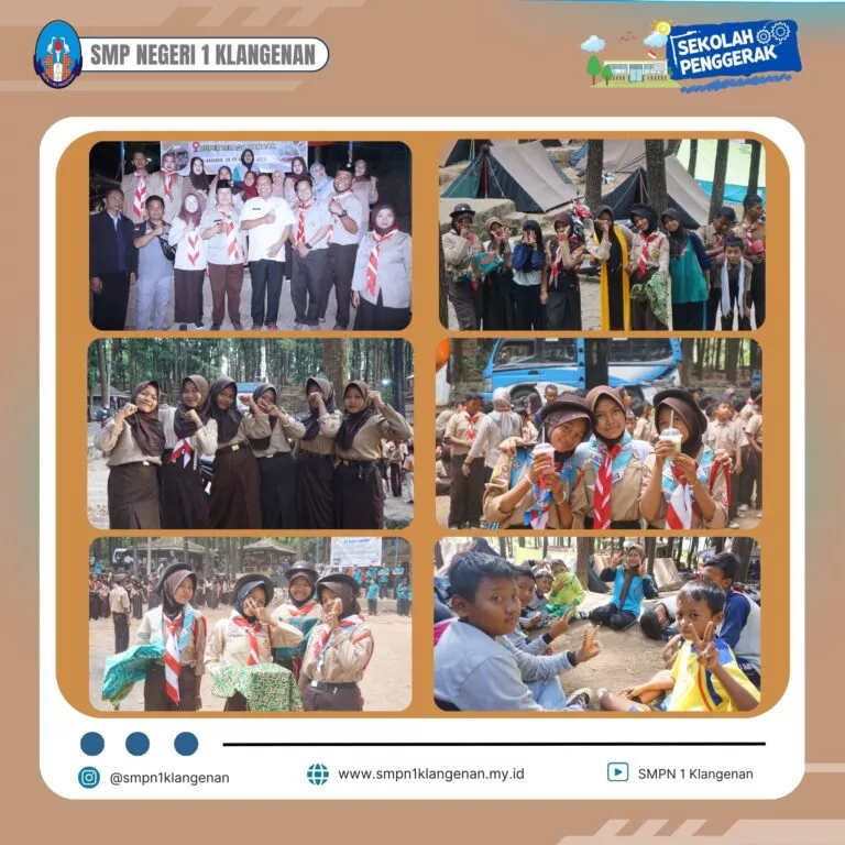 SMP Negeri 1 Klangenan Melaksanakan Kegiatan Perkemahan Rabu & Kamis di Buper Telaga Pancar Majalengka